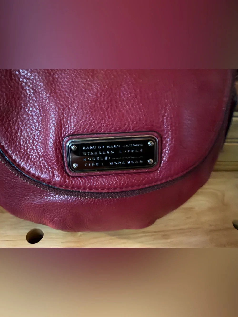 Marc by Marc Jacobs New Q Mini Natasha Red Leather Crossbody